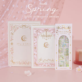 Tsuki ‘Sakura Vintage’ 3D Sticker Set ☾