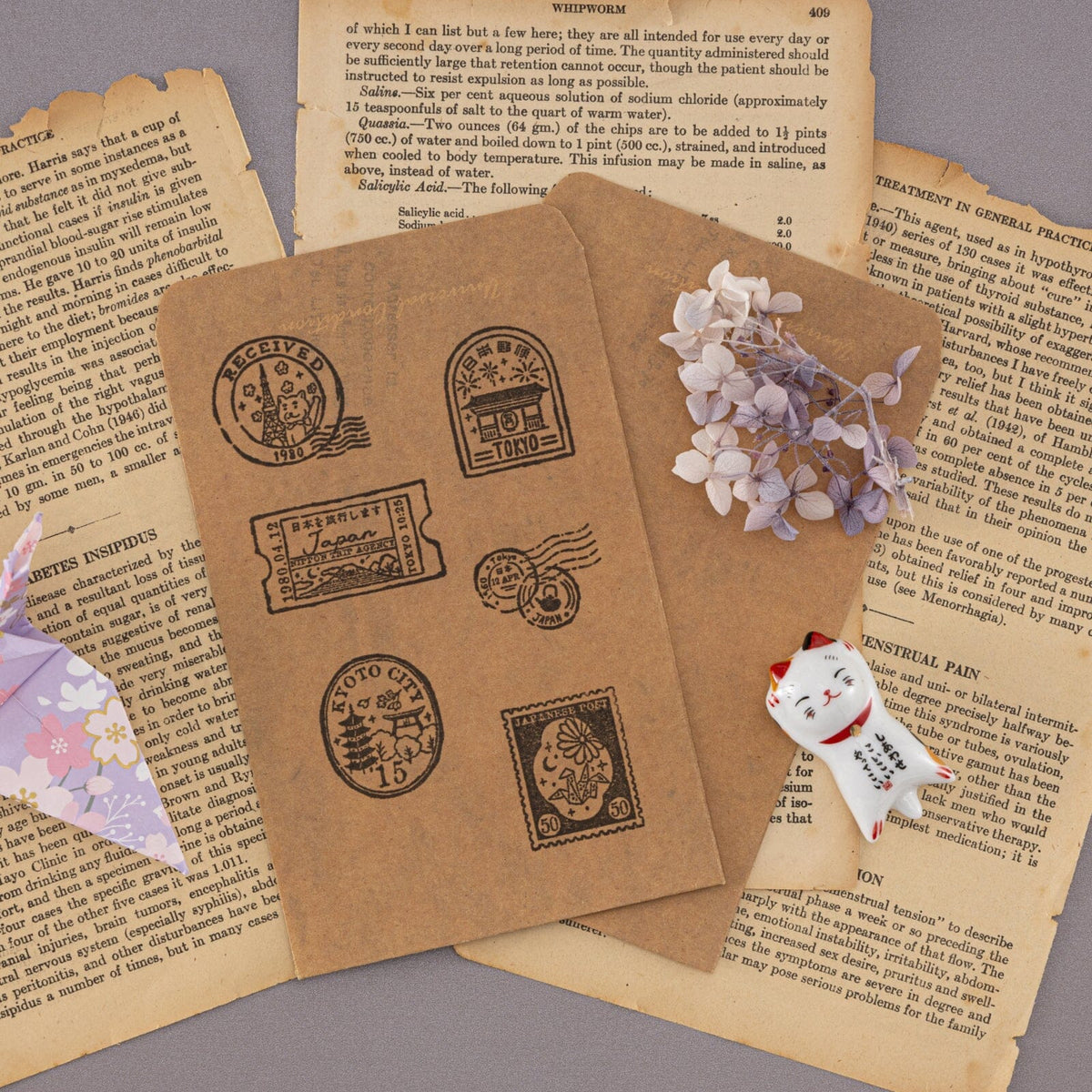 Tsuki ‘Journey in Japan’ Bullet Journal Stamp Set ☾