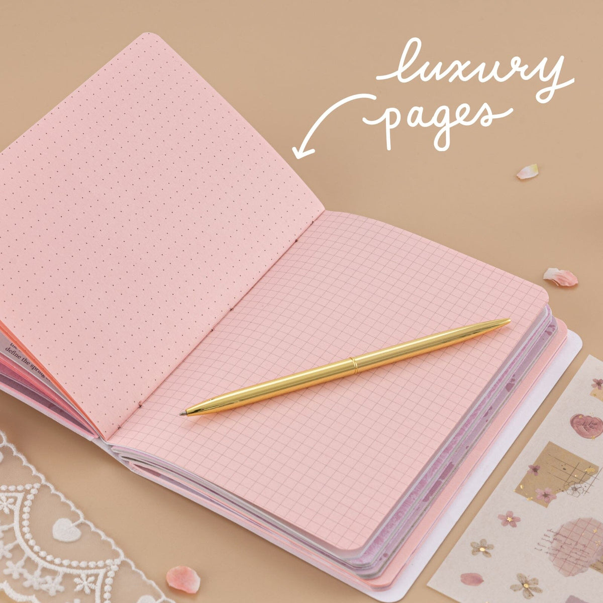 Tsuki Junk Journal Pink Spring Edition Notebook