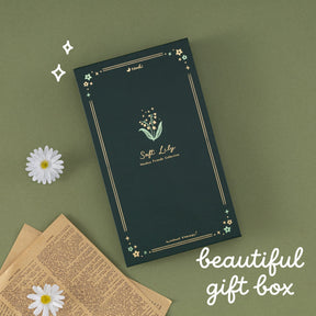 Tsuki ‘Soft Lily’ Limited Edition Luxury Travel Notebook ☾