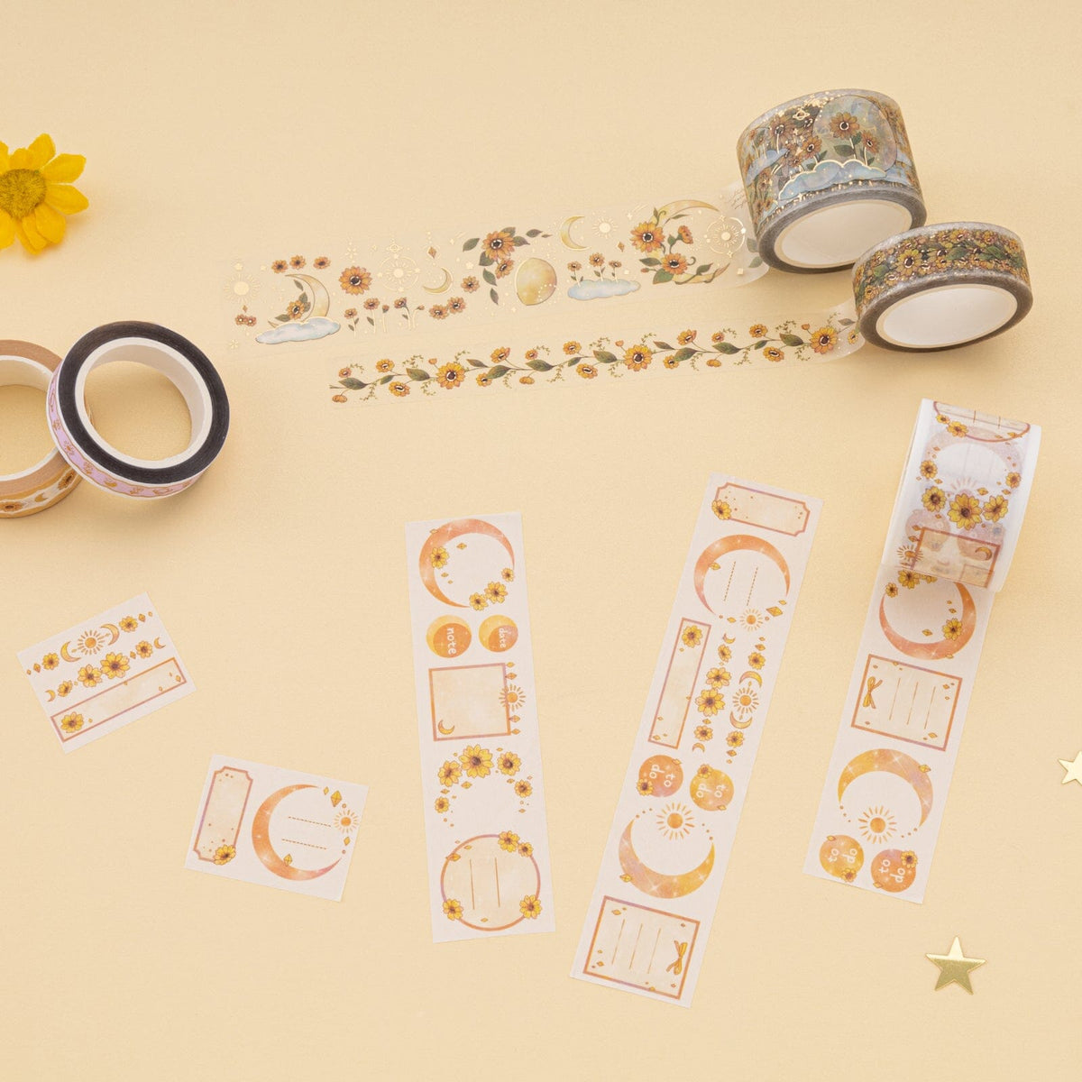 Tsuki ‘Summer Moonflower’ Washi Tape Set ☾