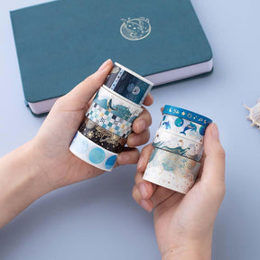 Tsuki 'Ocean Edition' Washi Tape Set ☾