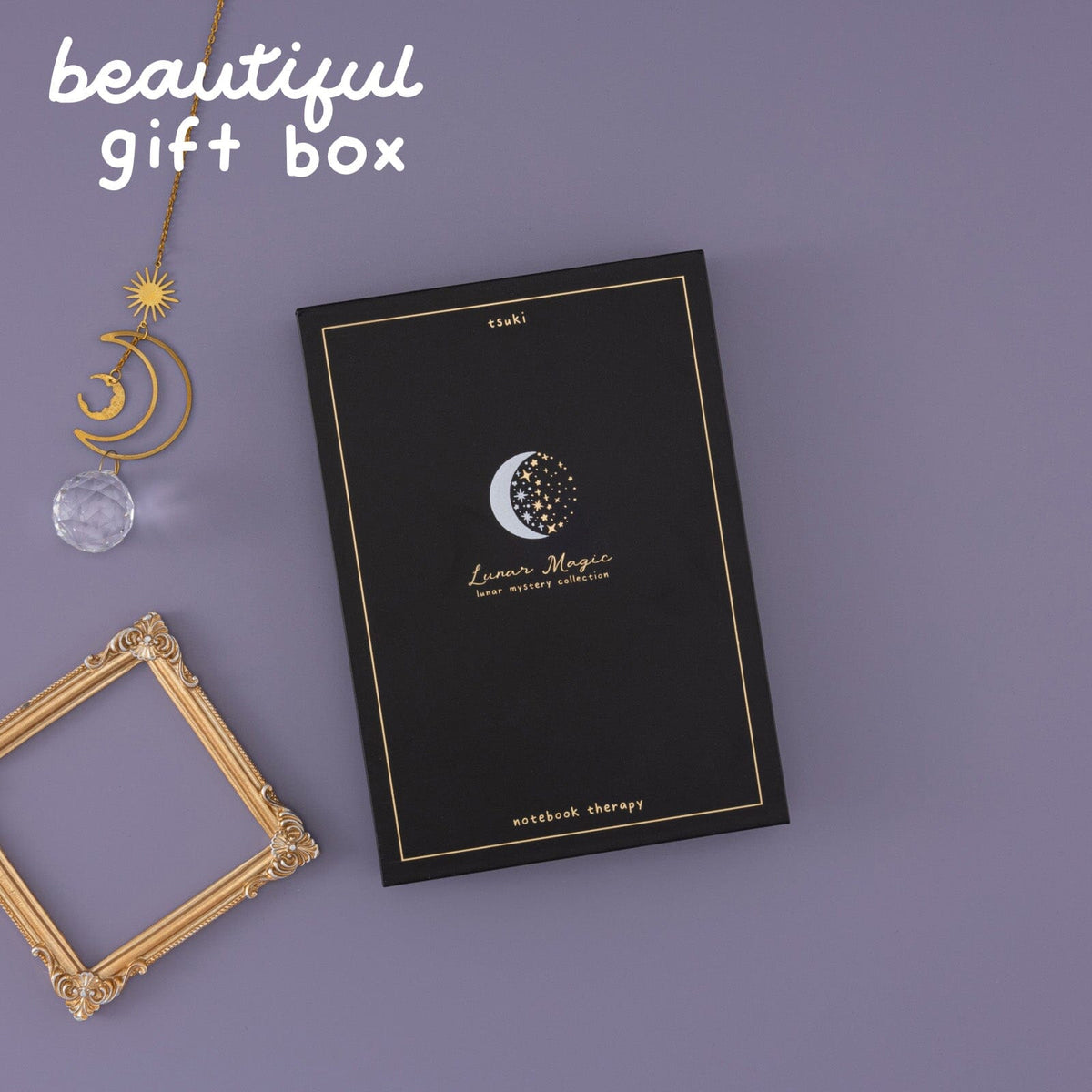 Tsuki ‘Lunar Magic’ Limited Edition Black Page Bullet Journal ☾