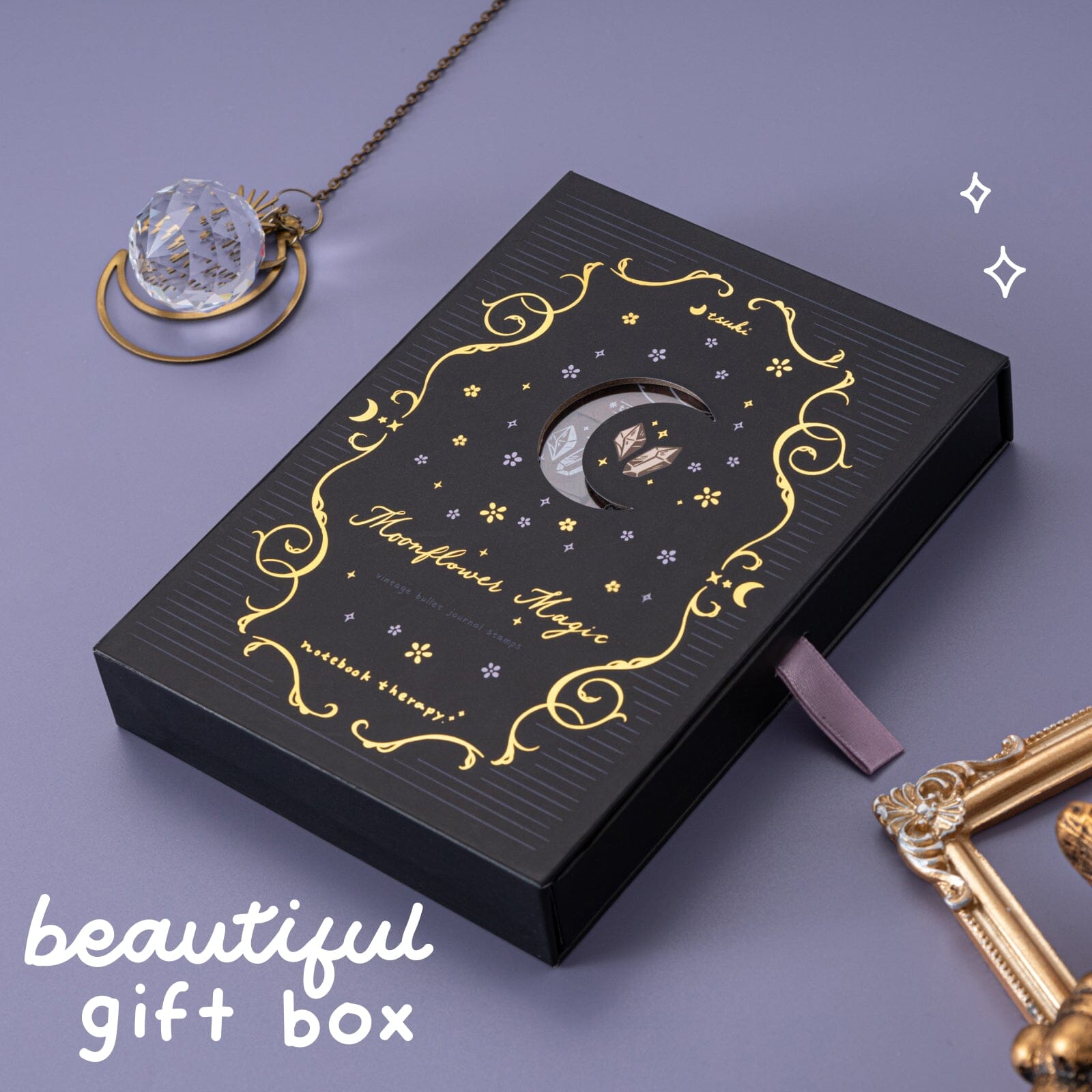 Tsuki ‘Moonflower Magic’ Bullet Journal Stamp Set ☾