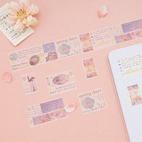 Tsuki ‘Sakura Breeze’ Washi Tape Set ☾