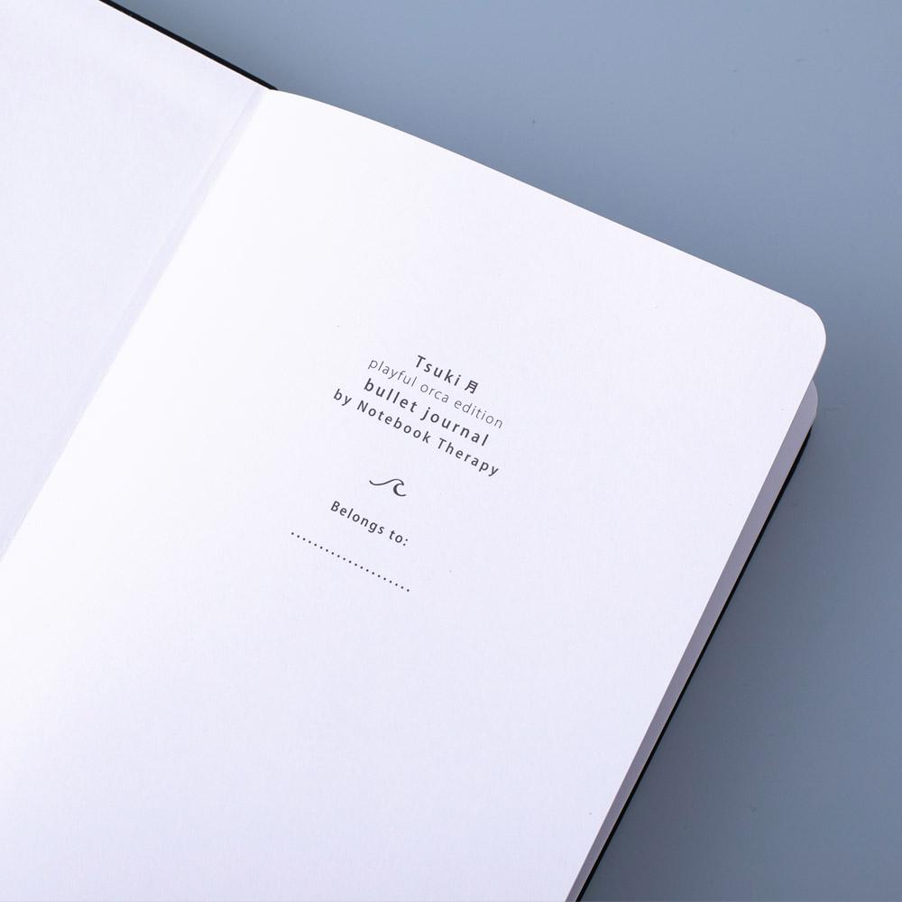 Tsuki 'Playful Orca' Limited Edition Bullet Journal ☾