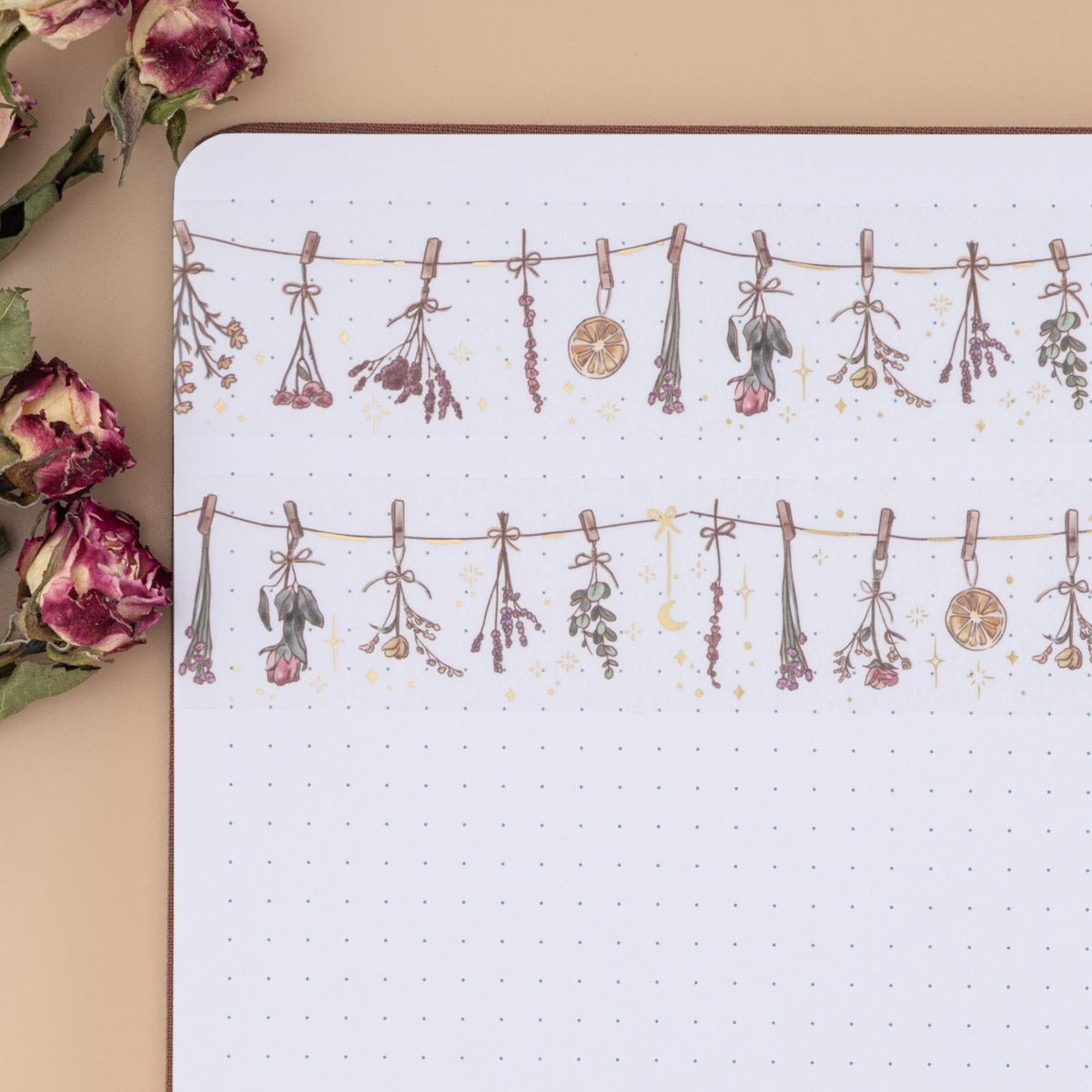 Tsuki ‘Dried Flowers’ Washi Tape Set ☾