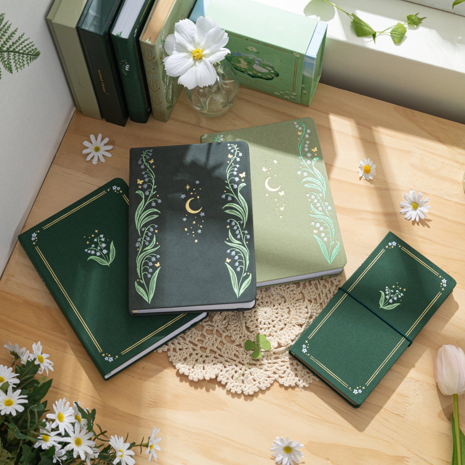 Tsuki ‘Evergreen Lily’ Limited Edition Bullet Journal ☾