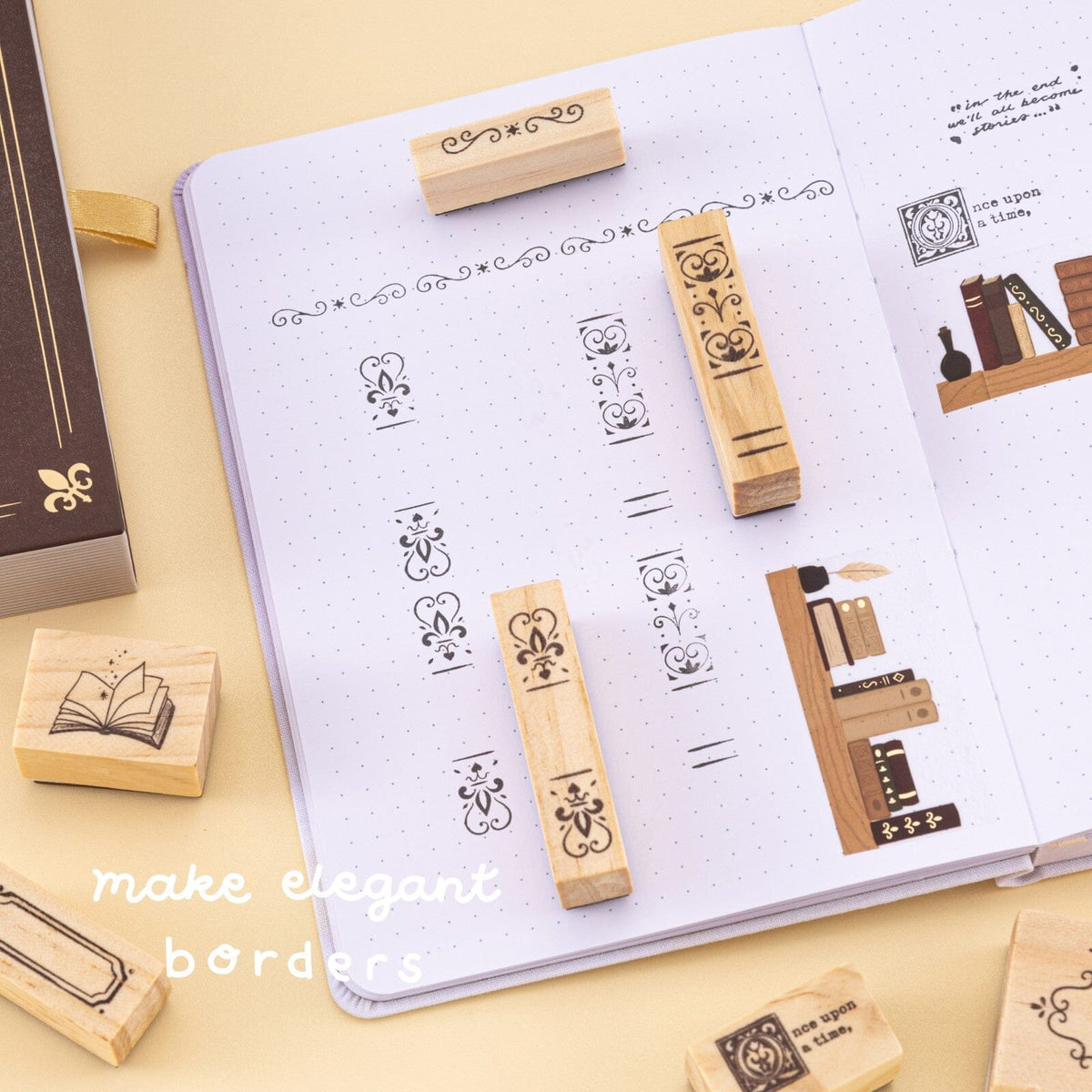 Tsuki ‘Our Stories’ Reading Journal Stamp Set ☾
