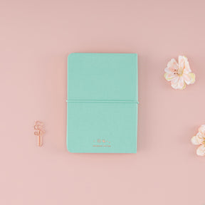 Tsuki ‘Sakura Mint’ A6 Travel Notebook ☾
