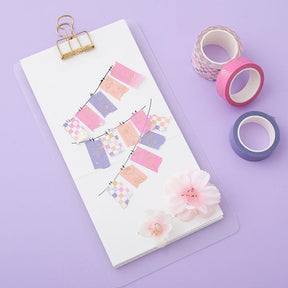 Tsuki 'Floral' Washi Tapes + Stickers Set ☾