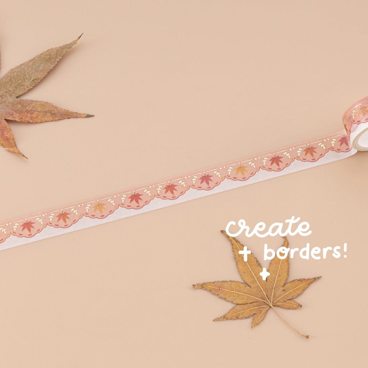 Tsuki ‘Maple Journey’ Washi Tape Set ☾