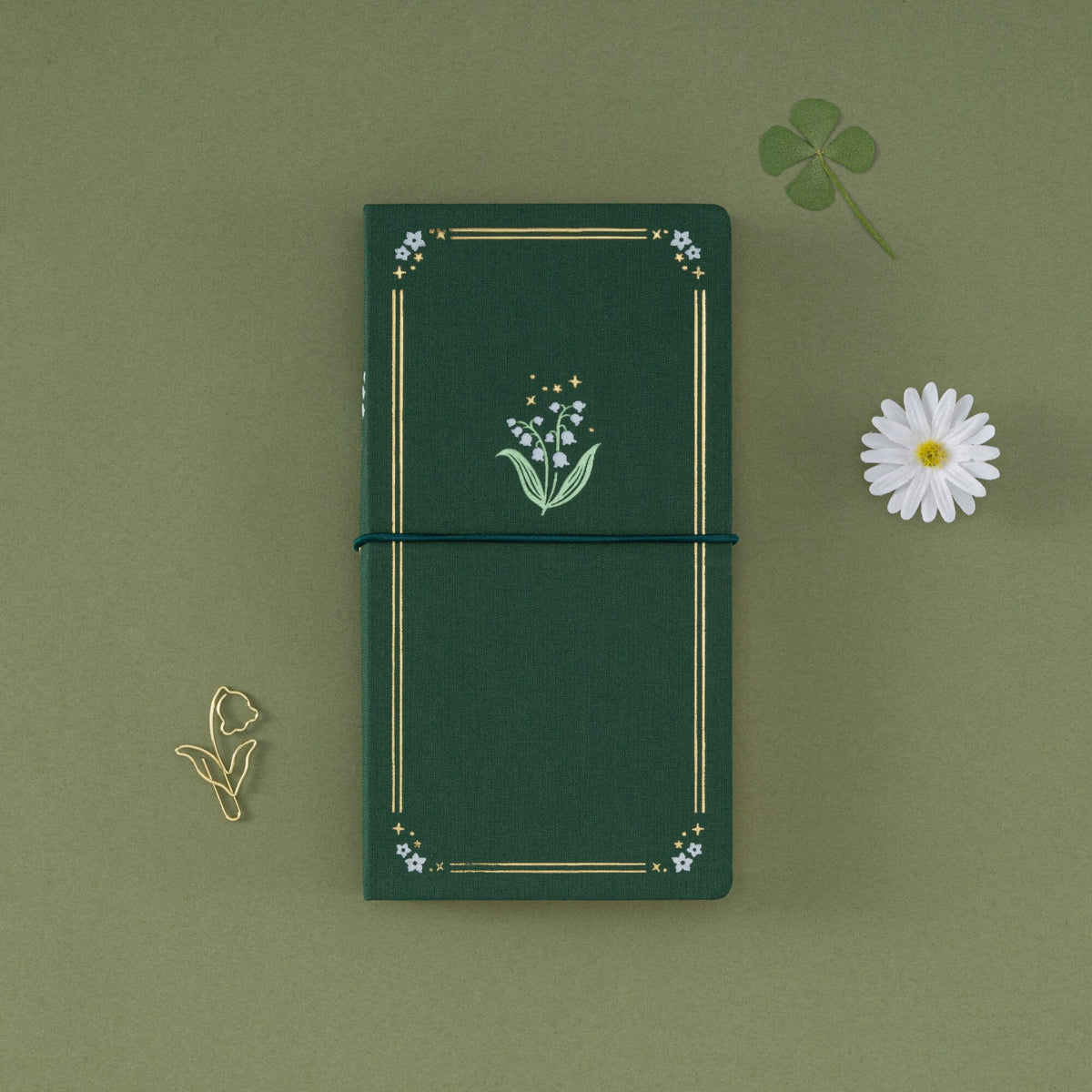 Tsuki ‘Soft Lily’ Limited Edition Luxury Travel Notebook ☾