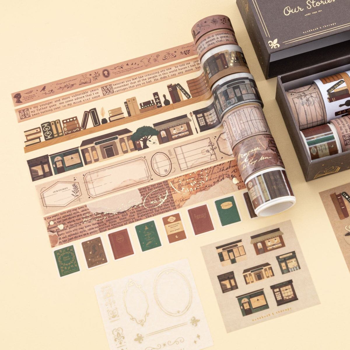 Tsuki ‘Our Stories’ Washi Tape Set ☾