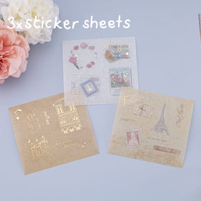 Tsuki ‘Journée à Paris’ Washi Tape Set ☾