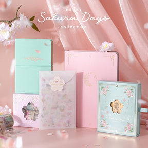 Tsuki ‘Sakura Mint’ A6 Travel Notebook ☾