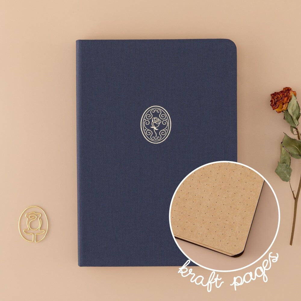 Tsuki ‘Vintage Rose’ Kraft Paper Limited Edition Bullet Journals ☾