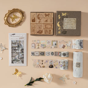 Hinoki - ‘Into the Archive’ Engraved Wooden Stamp Set