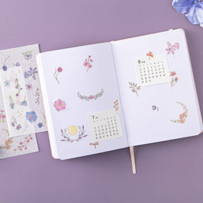 Tsuki ‘Watercolour Garden’ Stickers - Set Of 10