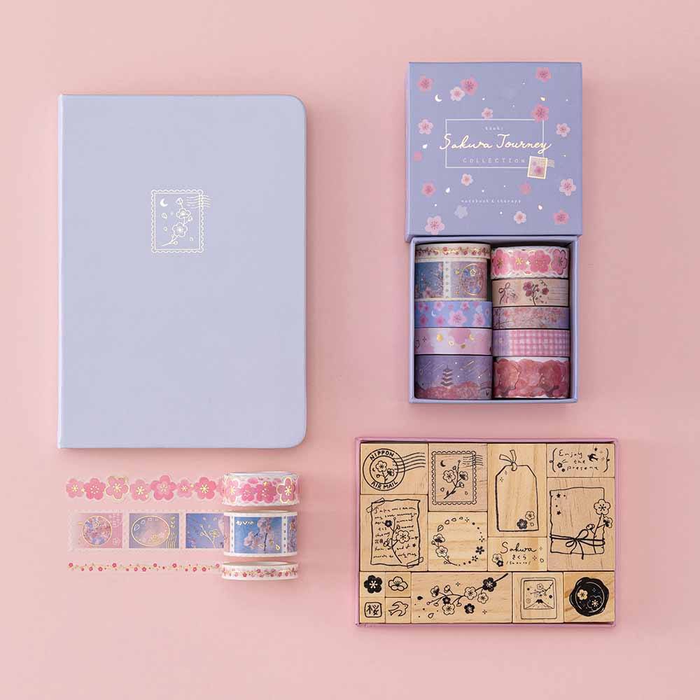 Tsuki ‘Sakura Journey’ Washi Tape Set ☾