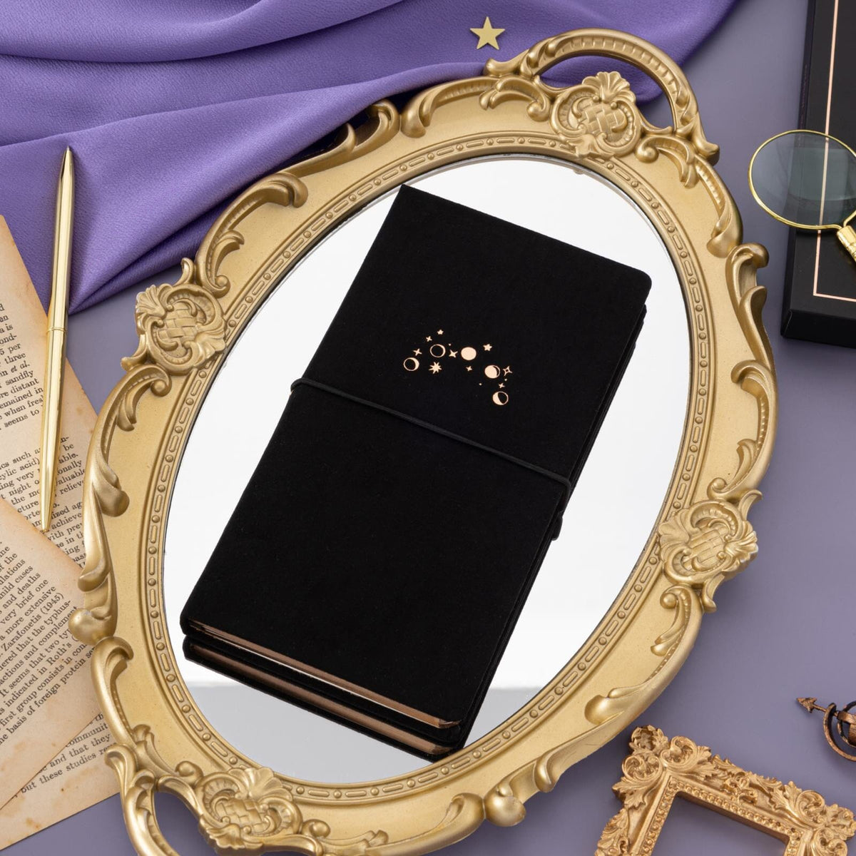 Tsuki ‘Moonlit Whisper’ Limited Edition Luxury Travel Notebook  ☾