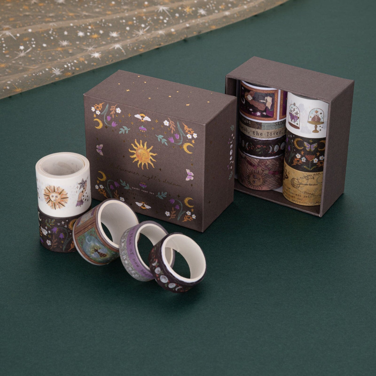 Tsuki ‘Midsummer Night’s Dream’ Washi Tape Set ☾