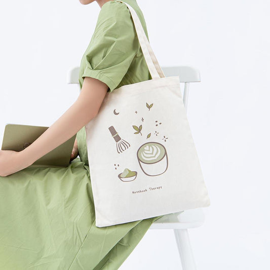 Tsuki ‘Matcha Matcha’ Tote Bag ☾