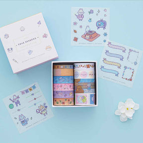 Tsuki ‘Four Seasons' Washi Tape Set ☾ @milkkoyo x NotebookTherapy
