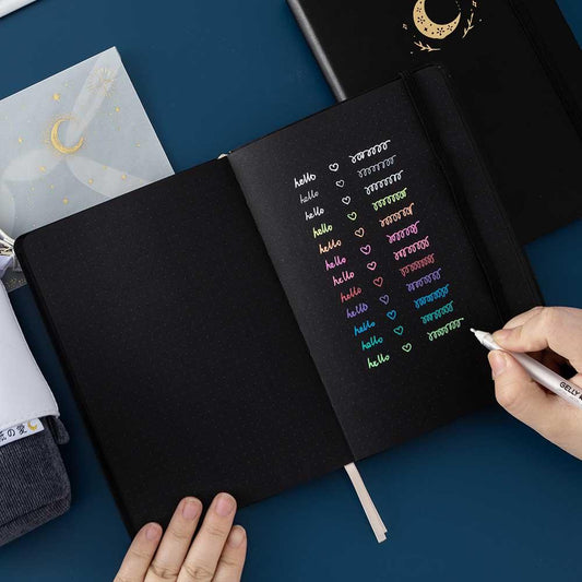 Tsuki Black Paper Limited Edition Hardcover Bullet Journals ☾