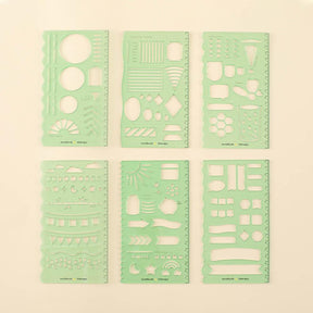 Tsuki Bullet Journal Stencil Set ☾
