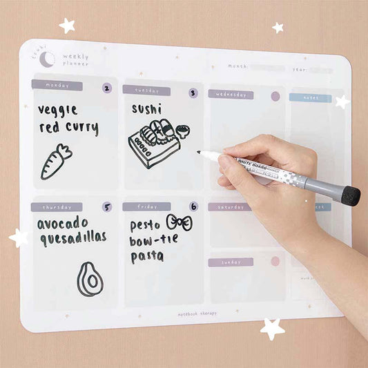 Tsuki Reusable Weekly Wall Planner ☾