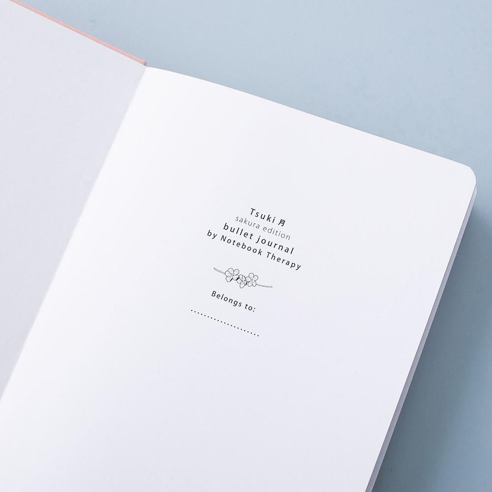 Tsuki 'Sakura' Limited Edition Bullet Journal ☾