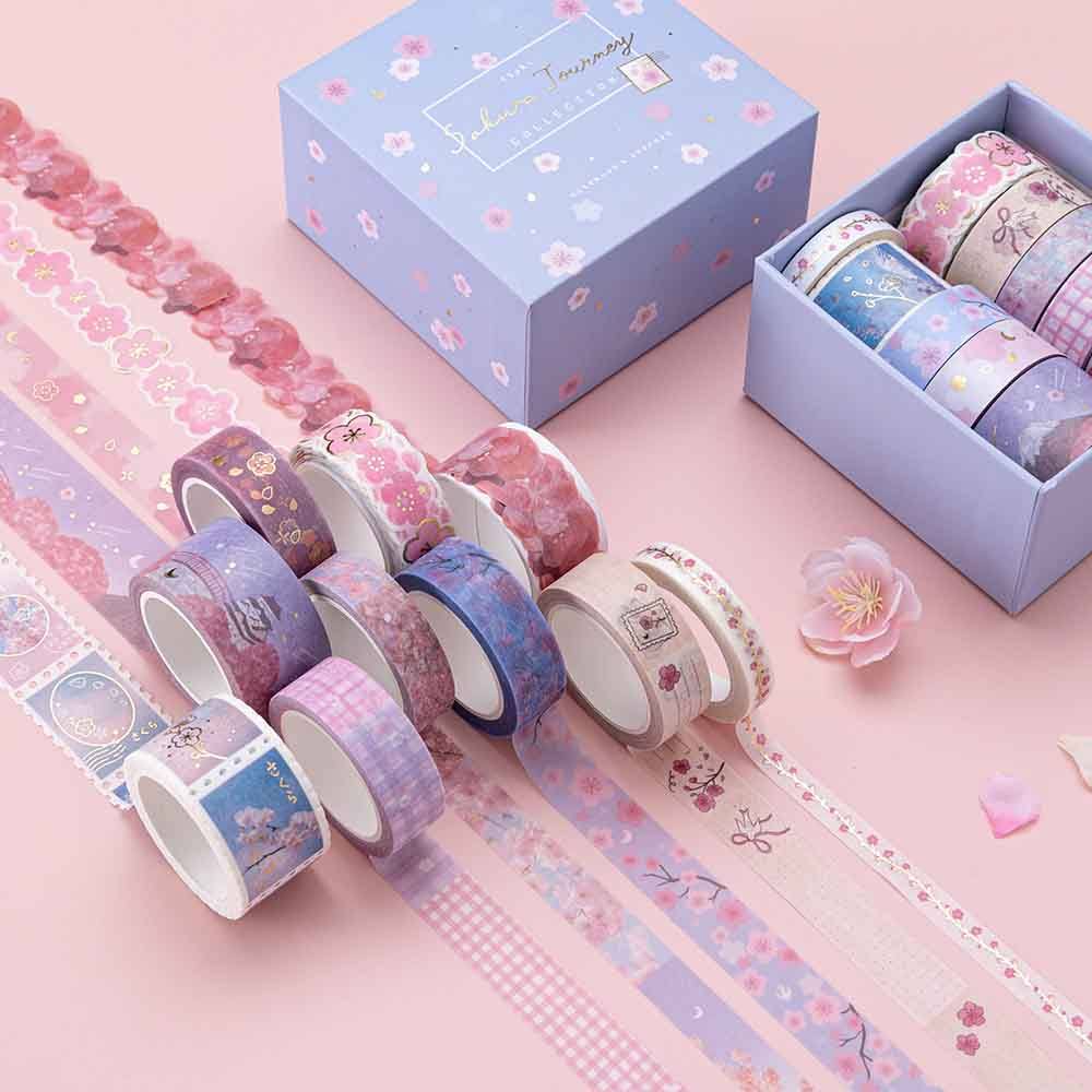 Tsuki ‘Sakura Journey’ Washi Tape Set ☾