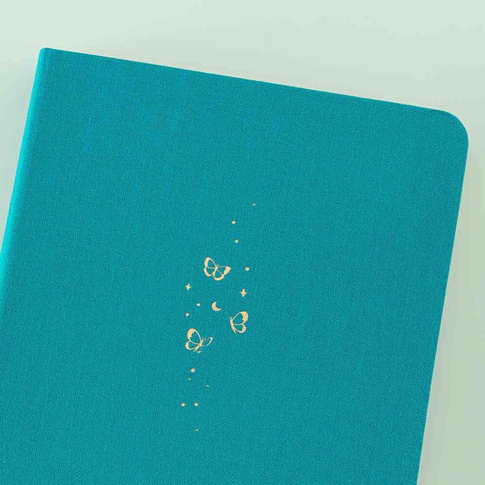 Tsuki Teal Sky ‘Flutter + Dream’ Limited Edition Bullet Journal by Notebook Therapy x Pelinkan ☾
