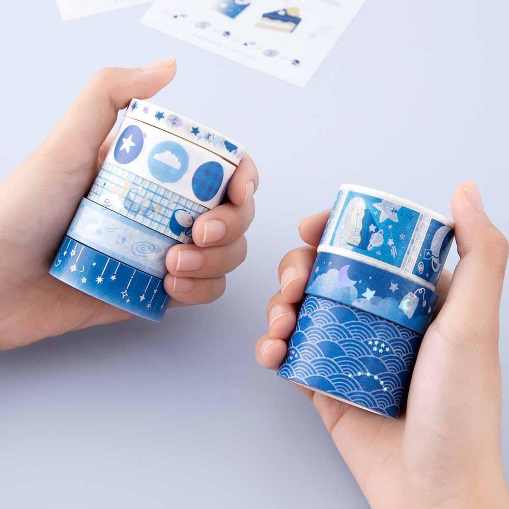 Tsuki ‘Cup of Galaxy’ Holographic Washi Tape Set ☾