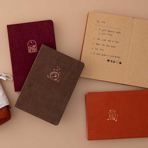 Tsuki ‘Kinoko’ Kraft Paper Bullet Journal ☾
