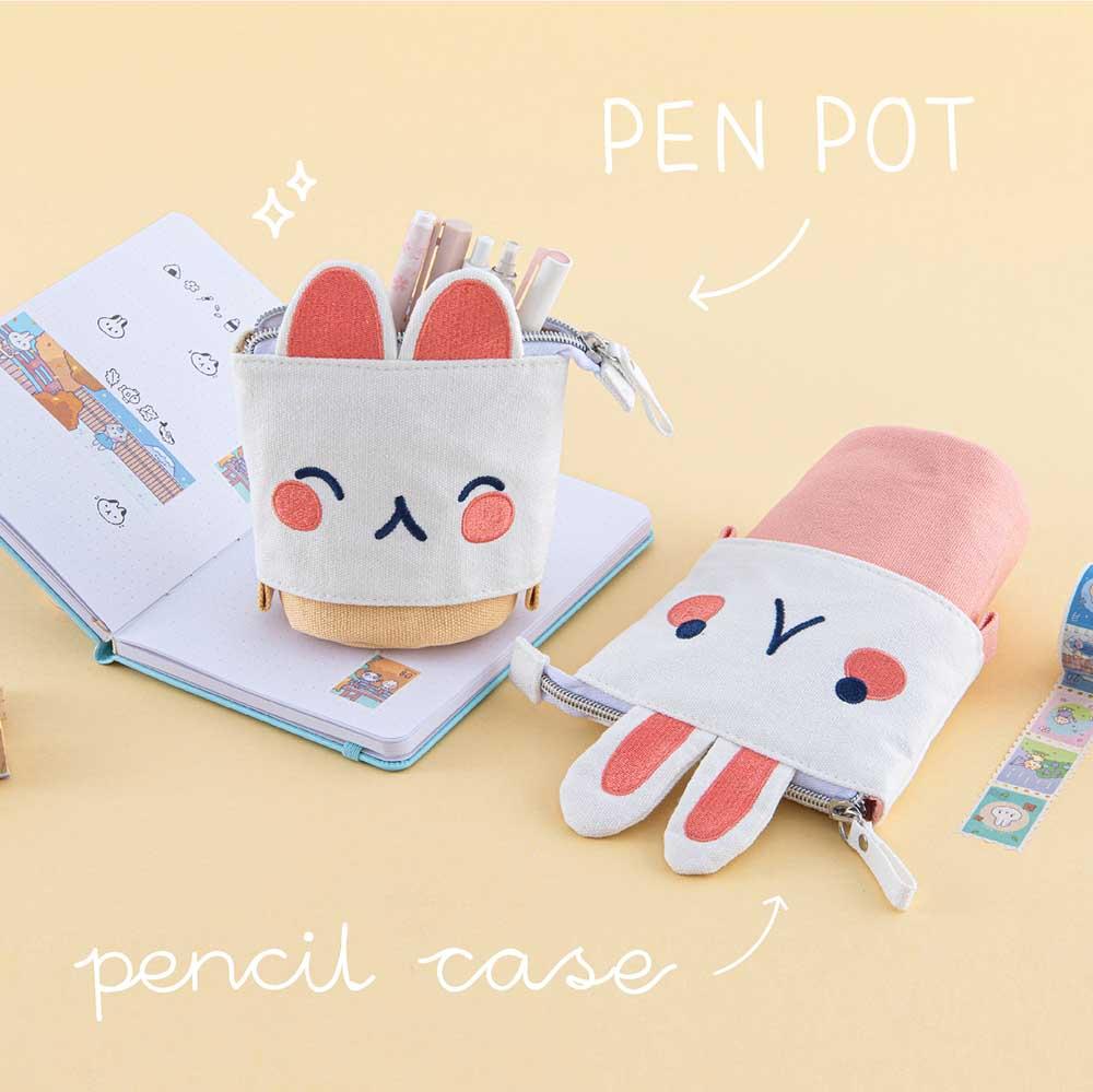 Tsuki ‘Four Seasons’ Embroidered Pop-Up Pencil Case ☾ @milkkoyo x NotebookTherapy