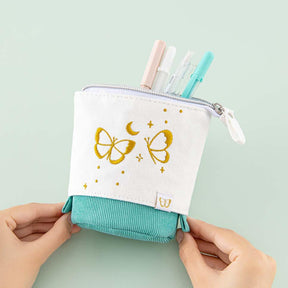 Tsuki ‘Flutter + Dream’ Pop-Up Pencil Case by Notebook Therapy x Pelinkan ☾