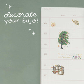 Tsuki ‘Secret Garden’ 3D Foil Sticker Set ☾