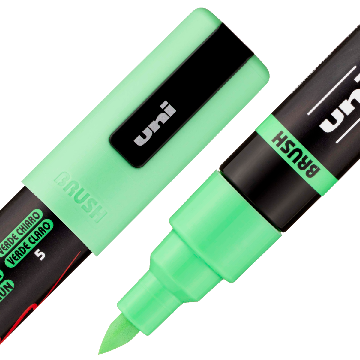 uni® POSCA® PC-5BR, Water-Based Paint Brush Tip Markers (16 Pack)