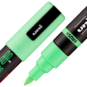 uni® POSCA® PC-5BR, Water-Based Paint Brush Tip Markers (16 Pack)