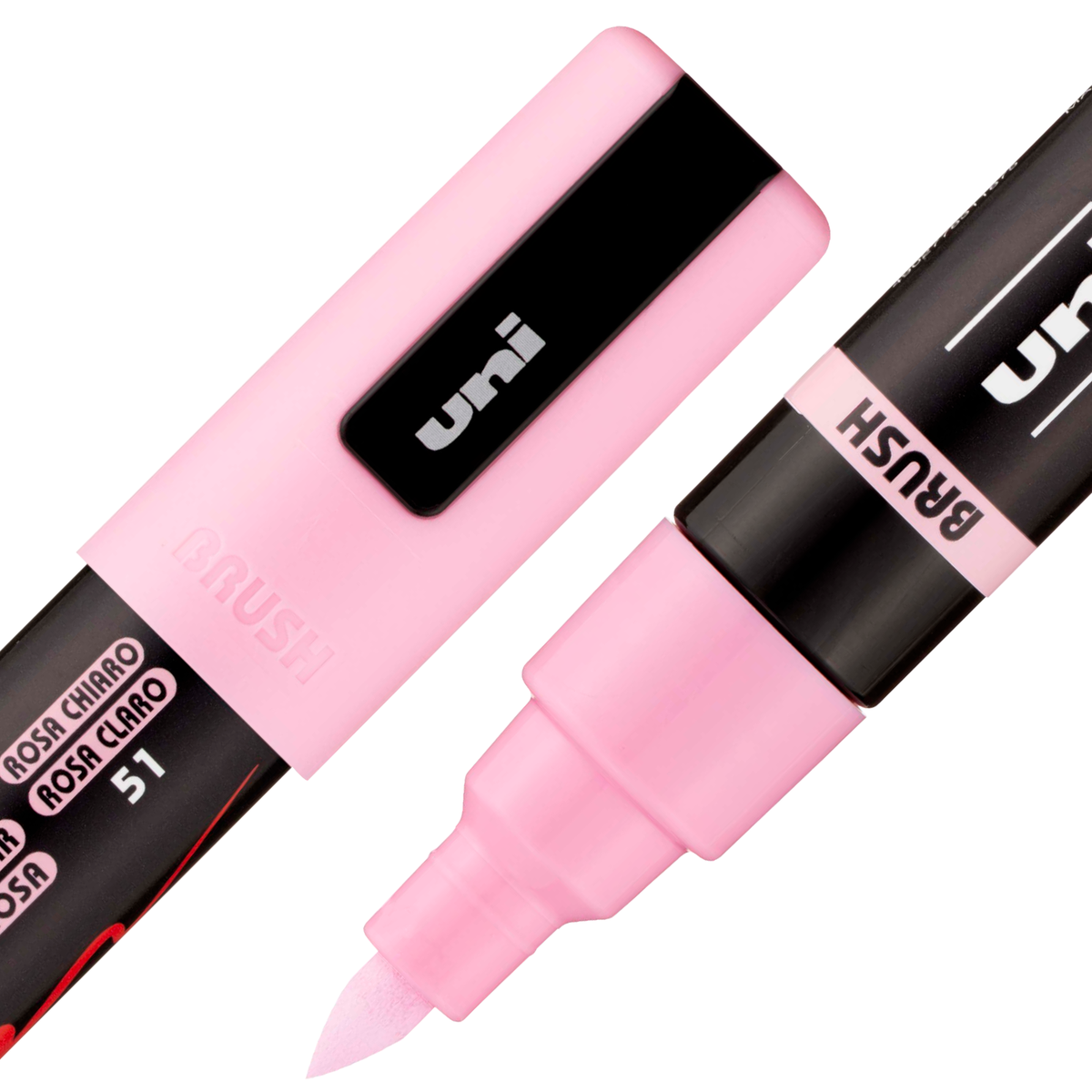 uni® POSCA® PC-5BR, Water-Based Paint Brush Tip Markers (16 Pack)
