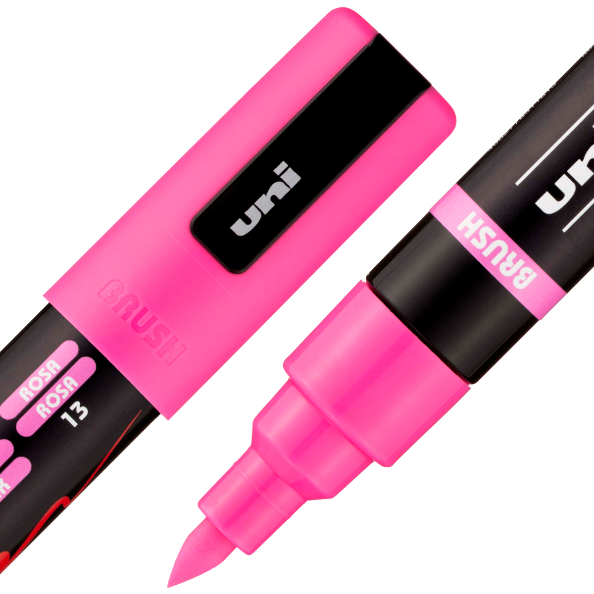 uni® POSCA® PC-5BR, Water-Based Paint Brush Tip Markers (16 Pack)