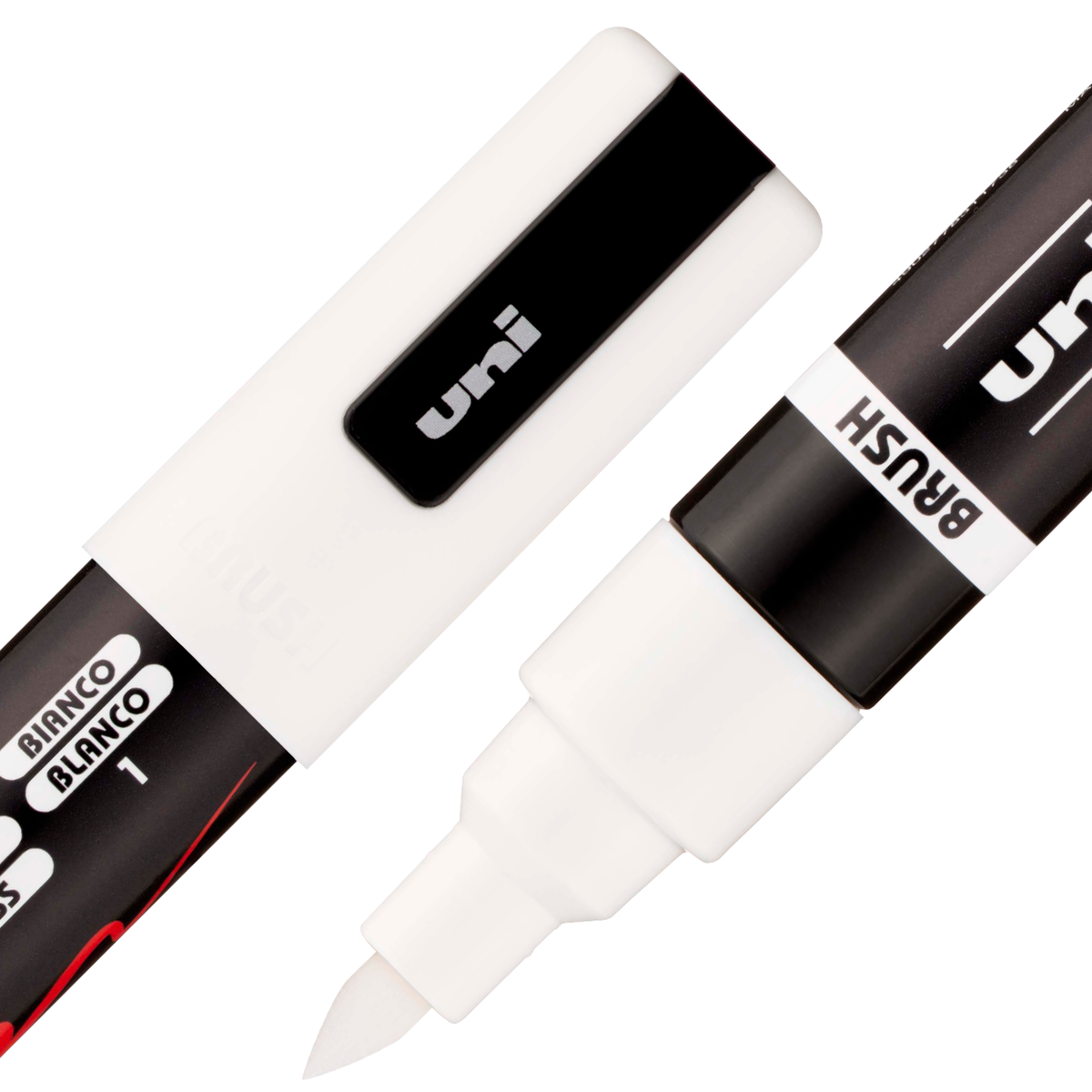 uni® POSCA® PC-5BR, Water-Based Brush Tip Paint Markers (8 Pack)