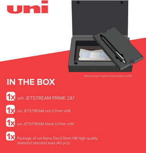 uniball™ JETSTREAM Prime 2&1 Ink & Pencil, Gift Set