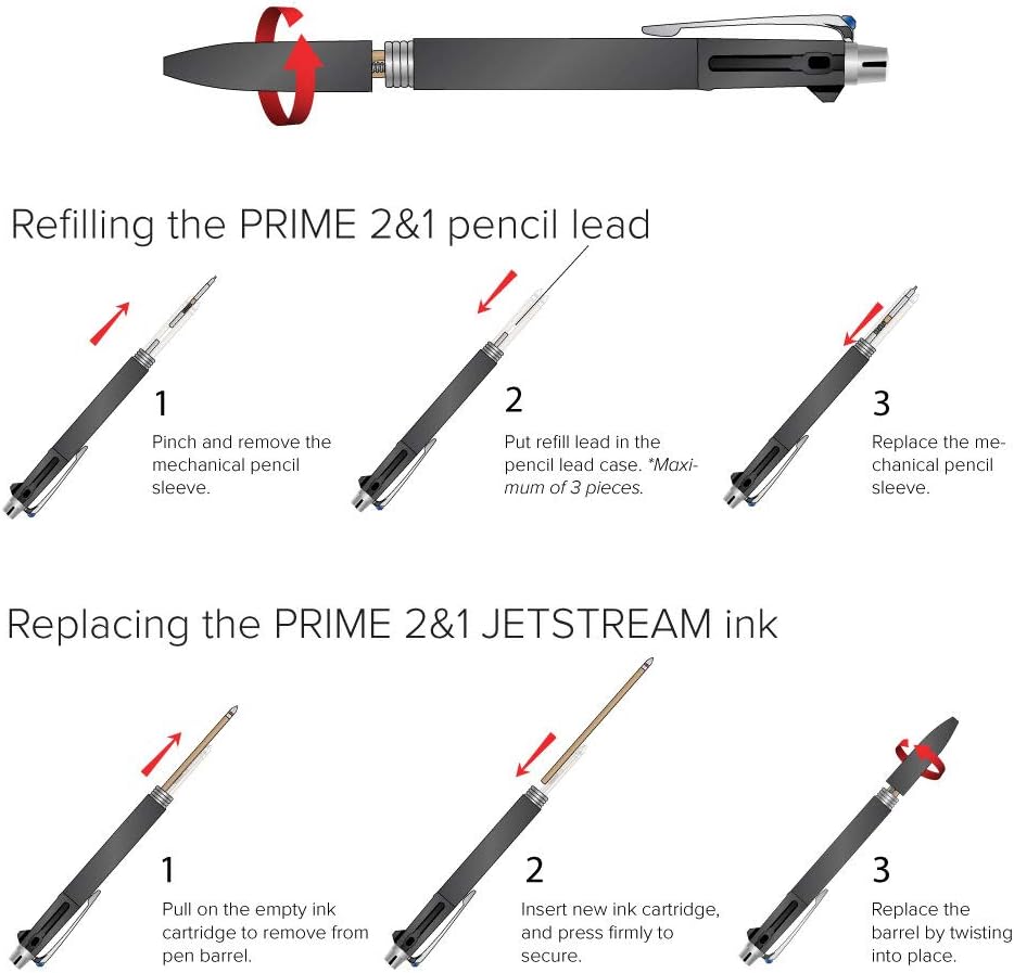 uniball™ JETSTREAM Prime 2&1 Ink & Pencil, Gift Set