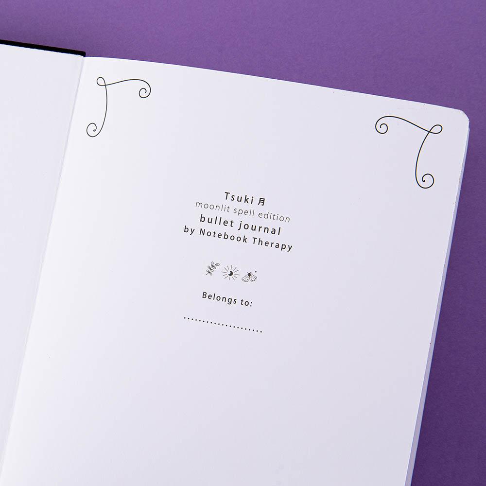 Tsuki ‘Moonlit Spell’ Limited Edition Holographic Bullet Journal ☾