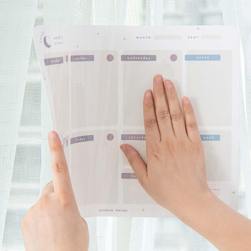 Tsuki Reusable Weekly Wall Planner ☾