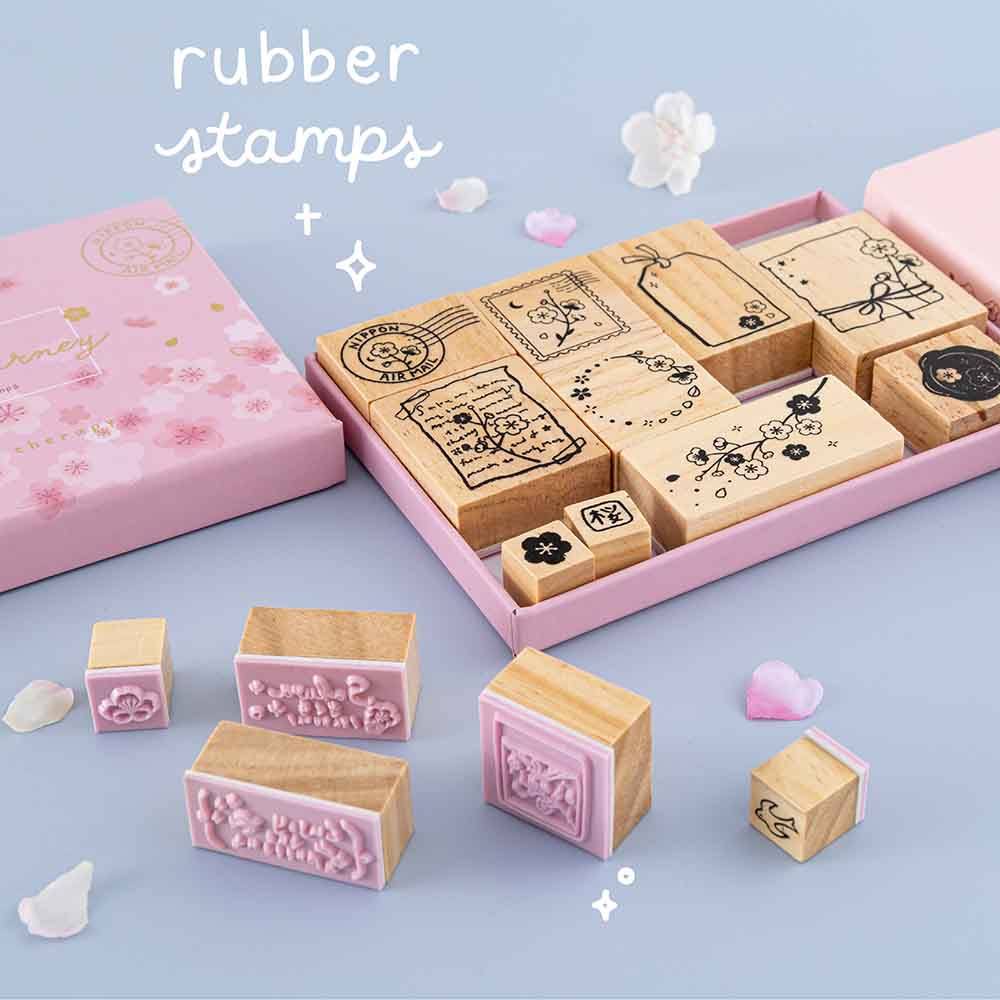 Tsuki ‘Sakura Journey’ Bullet Journal Stamp Set ☾