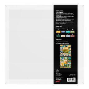 uni® POSCA® Paint-By-Number Canvas Kit,  including 5M Markers